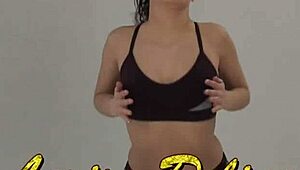 Larisa Dolina Stuns with Flexible Gymnast Moves