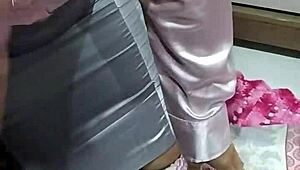 Check out this shiny silver satin skirt from skirtshouse, perfect for any occasion! 😍