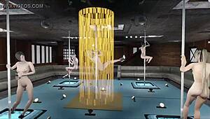 Fallout 4 MULTI POLE DANCE