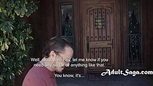 victoria voxxx rides robby apples to lose her pursuer 😈