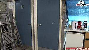 this devoted teen 18+ takes deepthroat, anal, and facial in group threesome