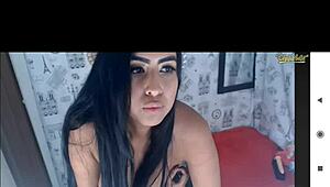 i'm chastity kiss, touching my pussy on webcam and sending kisses to you