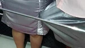 Check out this shiny silver satin skirt from skirtshouse, perfect for any occasion! 😍