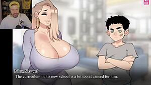 when your mom introduces you to the milf next door for a sucking job