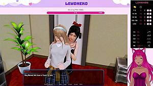 hey, vtuber lewdneko here playing harem hotel part 30 with wild toys!