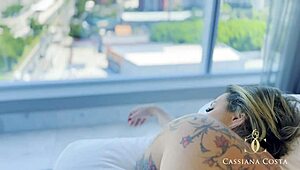 woke up horny in rio, showed off naked until husband fucked me good