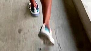 Hey, did you see that guy itching his cock on the street? Took him home for anal!