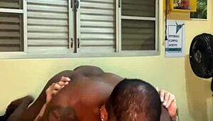 Hey, did you see that guy itching his cock on the street? Took him home for anal!