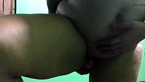 Sexy mature lady's body and anal in tight ass