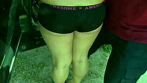 Blindfolded Tiny Tits Teen Cuddles Loves Tickling in Bondage