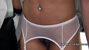 yo, that lesbian doctor got an ebony android for anal play