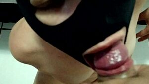 Wow, from ass to mouth, cumshot, and she's still swallowing it all!