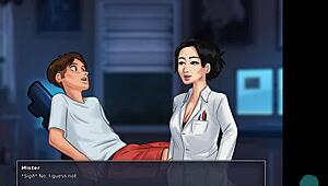 summertime saga 32 • hot asian teacher jerks student off