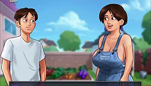 Summertime saga 127: erotic milf big ass scene