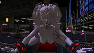 M35 in a 3D game with bondage and outdoor elements.