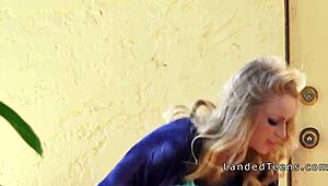 hey dude, wanna see this sexy teen suck me off in public pov style?