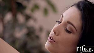 Wow! NF Busty Big-Tit Babes Dive Into Hot Lesbian Fucking Action!