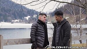 Falconstudios - Colton's Girthy Cock Pounds Dmitry's Ass Without Mercy. That Bubble Butt Takes a Rough Ride!