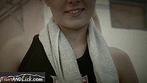 i watch sapphic babes wrestle then lick pussay