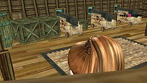 Stepbrother licks stepsister's pussy on pirate ship!