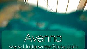 Avenna Sexy Naked Teen Stuns in Underwater Pool