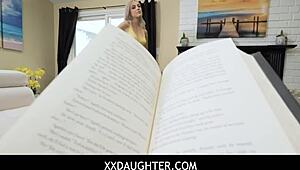 I give stepdad blowjob and fuck him