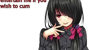 Kurumi's Feet Femdom Edging Hentai Jerk Off Instructions in Anime Contest