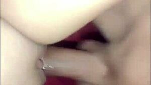 he fucks his teen girlfriend in the dark with blowjob.