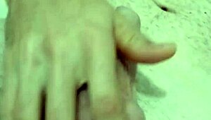 She caught me jerking and said, 'Let me finish with monster cock'