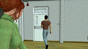 teacher's ass gets inflated with breasts