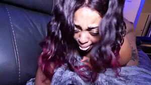 Man, that 11-inch black cock just stretched my ebony ass wide open