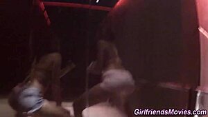 Busty teen 18+ licks my brunette babe in pov fingering session