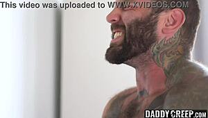 naughty time with stepson, gay massage and rimjob