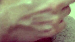 She caught me jerking and said, 'Let me finish with monster cock'