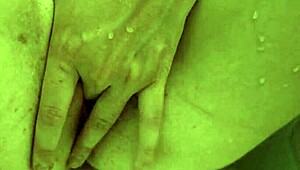 Awesome cam girl SHOWERS in the BATHROOM, teasing her TITS.