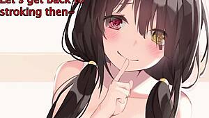 Kurumi's Feet Femdom Edging Hentai Jerk Off Instructions in Anime Contest