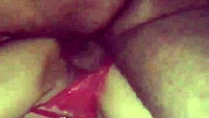 Amateur neighbor Nora in red lingerie interacts with Andy Z94 in POV session.