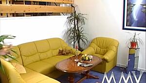 i watched this brunette hoe get a big facial after blowjob