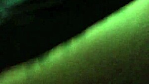 Big Chick Gets Piped Hard in Garage!