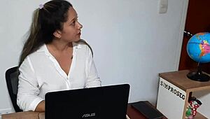 Want my boss to lick my pussy?