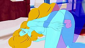 Panchy, Bulma's mother, and Zangya in intense sex from Dragon Ball Hentai