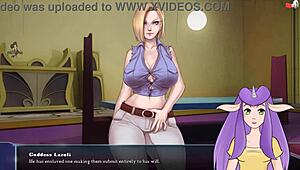 in dragon ball divine adventure part 57, android 21 gives a blowjob