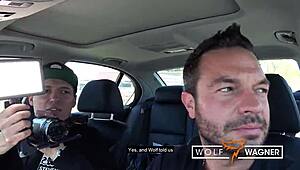 Julia's Exclusive Interview: Big Fake Tits Milf in Outdoor Sex