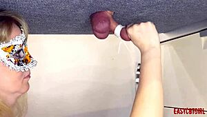 Stepsister plays with a dick on a milking board and hangs various objects from it annycandy painboy.