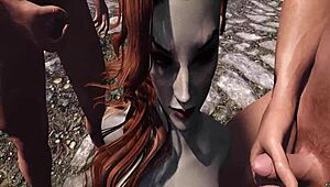 Wow! Irileth spurs the guards in wild Skyrim action!