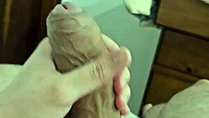 Damn, check this juicy Brazilian twink with a dripping wet cock