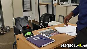 Cute Short-Haired Amateur Porn Star Sucks and Rides Black Cock in Interracial Casting