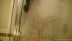 Hotty Bobbi Showers While Guy Licks Her Pussy