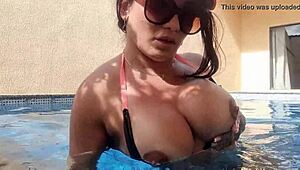 brunette latina experiences hotel creampie in amateur setting