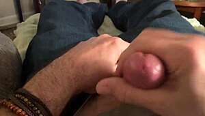 Gay lover's whispering confession during passionate rooftop encounter